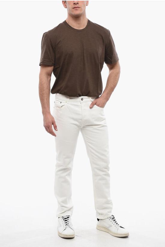  팜앤젤스 데님 팬츠 PMYA039R24DEN002 0310 White - PALM ANGELS