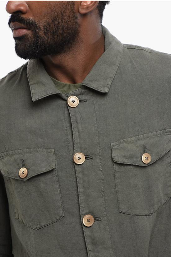  알테아 긴팔 셔츠 2057324 46 R Green - ALTEA