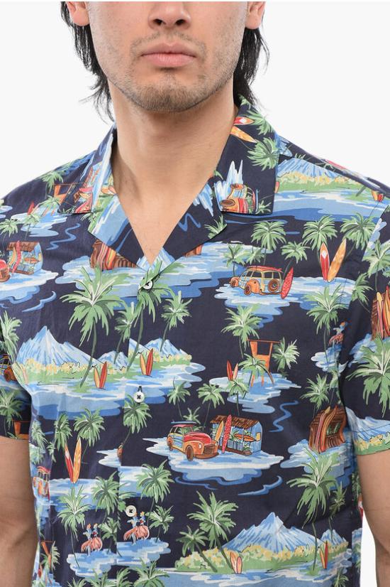  알테아 반팔 셔츠 2054021 01 R Blue - ALTEA