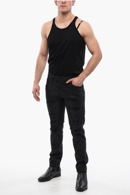  디스퀘어드2 데님 팬츠 S71LB1296 STN833 900 Black - DSQUARED2