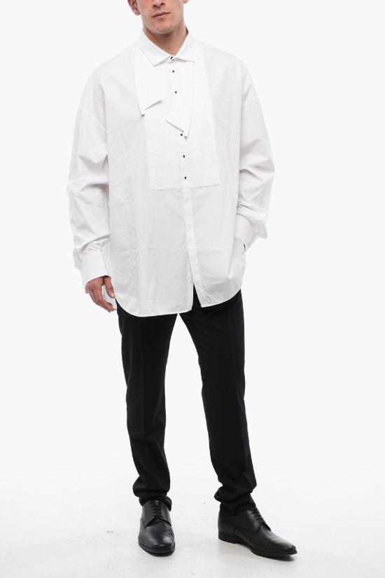  디스퀘어드2 긴팔 셔츠 S74DM0757 S35244 100 White - DSQUARED2