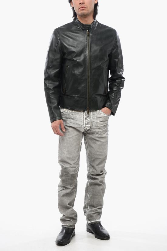  디스퀘어드2 가죽 자켓 S74AM1328 SY1491 647 Green - DSQUARED2