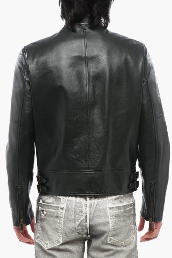  디스퀘어드2 가죽 자켓 S74AM1328 SY1491 647 Green - DSQUARED2