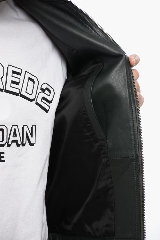  디스퀘어드2 가죽 자켓 S74AM1328 SY1491 647 Green - DSQUARED2