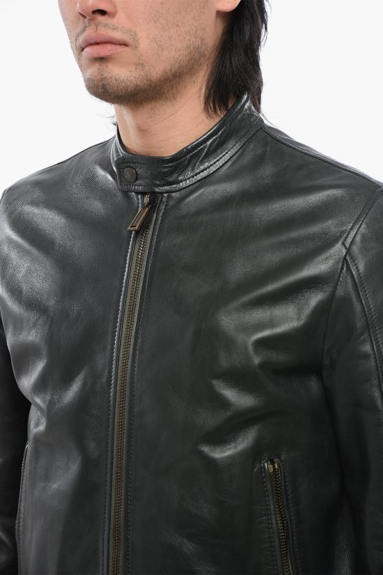  디스퀘어드2 가죽 자켓 S74AM1328 SY1491 647 Green - DSQUARED2