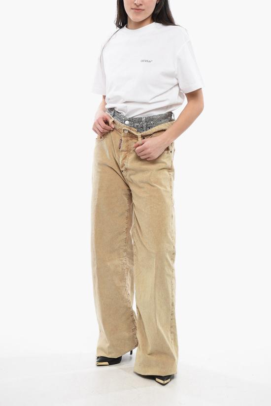  디스퀘어드2 스트레이트 팬츠 S72LB0695 S53162 124 Beige - DSQUARED2