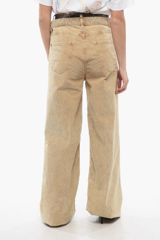  디스퀘어드2 스트레이트 팬츠 S72LB0695 S53162 124 Beige - DSQUARED2