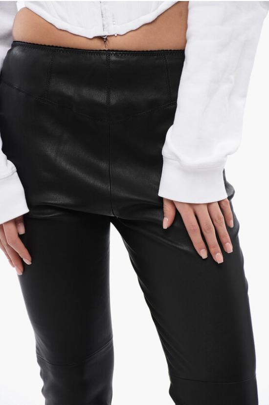  디스퀘어드2 가죽 팬츠 S72KA1210 SY1521 900 Black - DSQUARED2