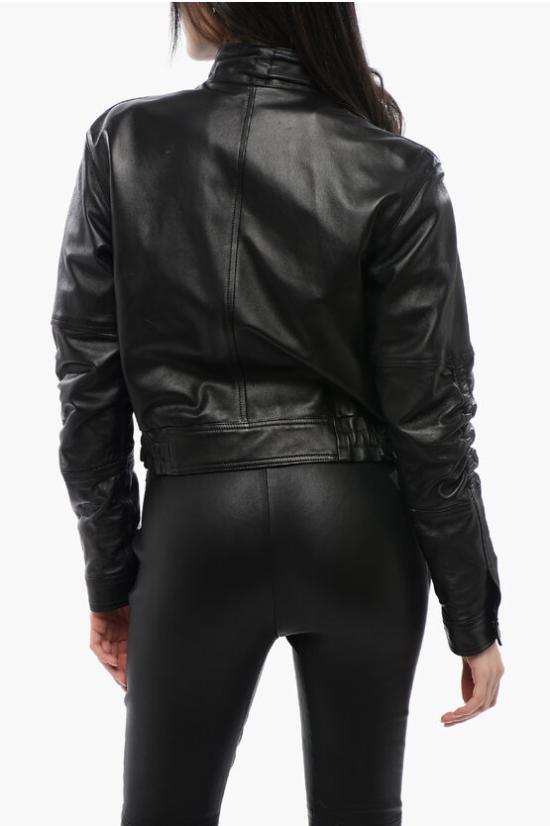  디스퀘어드2 가죽 자켓 S75AM1004 SY1623 900 Black - DSQUARED2