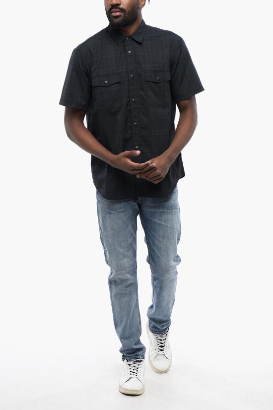  울리치 반팔 셔츠 CFWJSI0023MRUT2755 B6 Green - WOOLRICH