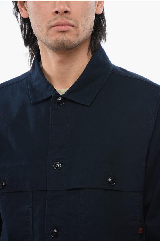  울리치 긴팔 셔츠 CFWOOS0023MRUT2183 3827 Midnight blue - WOOLRICH