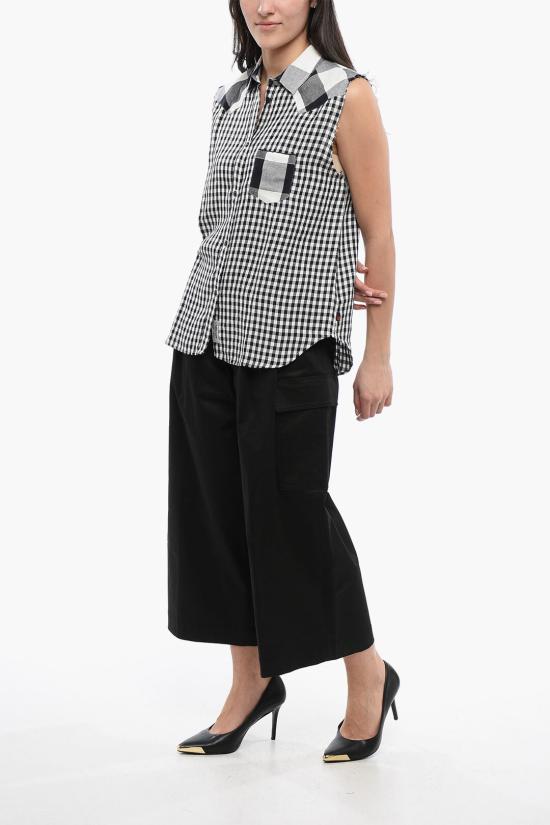  울리치 블라우스 CFWWSI0046FRUT2102 30122 Black White - WOOLRICH