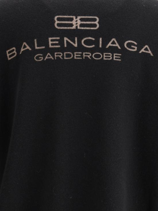 25SS 발렌시아가 스웨터 818987T1714 1000 BLACK - BALENCIAGA
