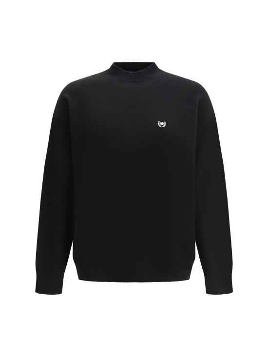 25SS 발렌시아가 스웨터 818987T1714 1000 BLACK