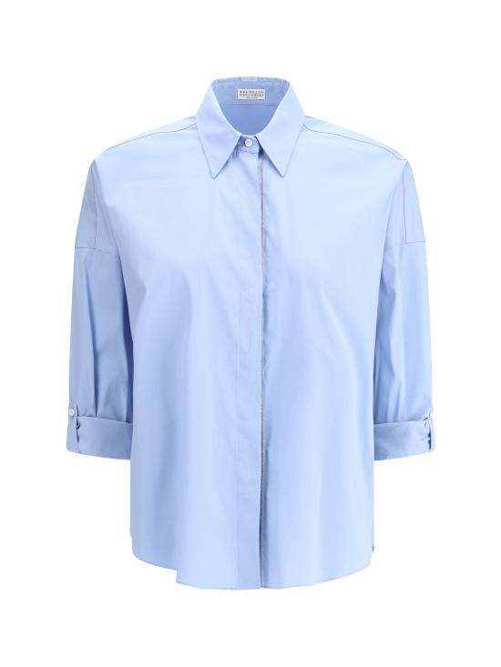 25SS 브루넬로 쿠치넬리 셔츠 M0091MA636 C6172 LIGHT BLUE