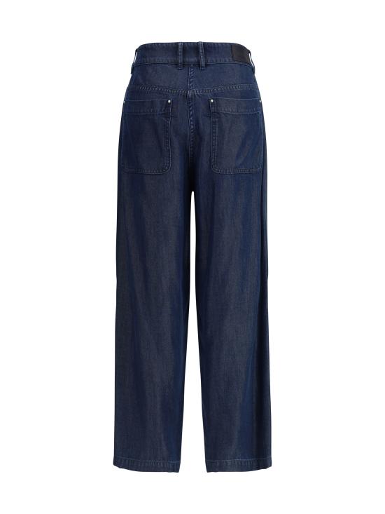 25SS 조르지오 아르마니 스트레이트 팬츠 GW000769AF15323 UB112 BLUE - GIORGIO ARMANI