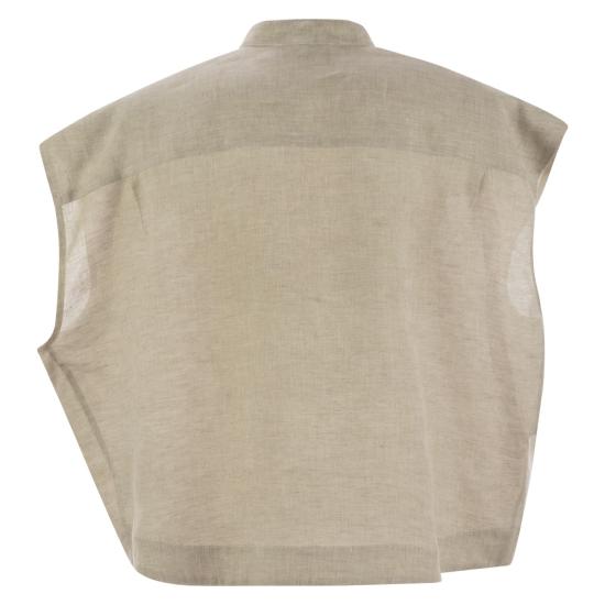 25SS 파비아나 필리피 블라우스/셔츠 CAD275F883 BEIGE - FABIANA FILIPPI