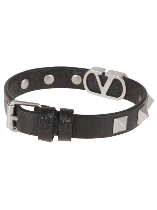  발렌티노 가라바니 브레이슬릿 YJ0S46JST0NO Black - VALENTINO GARAVANI