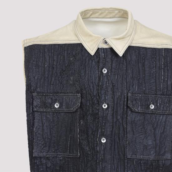 25SS 다크쉐도우 베스트 DU01E3764 DCFCR 8109 PARCHMENT BLACK - DRKSHDW