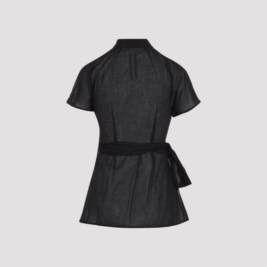 25SS 릭 오웬스 반팔 티셔츠 RP01E7233 CV 09 BLACK - RICK OWENS