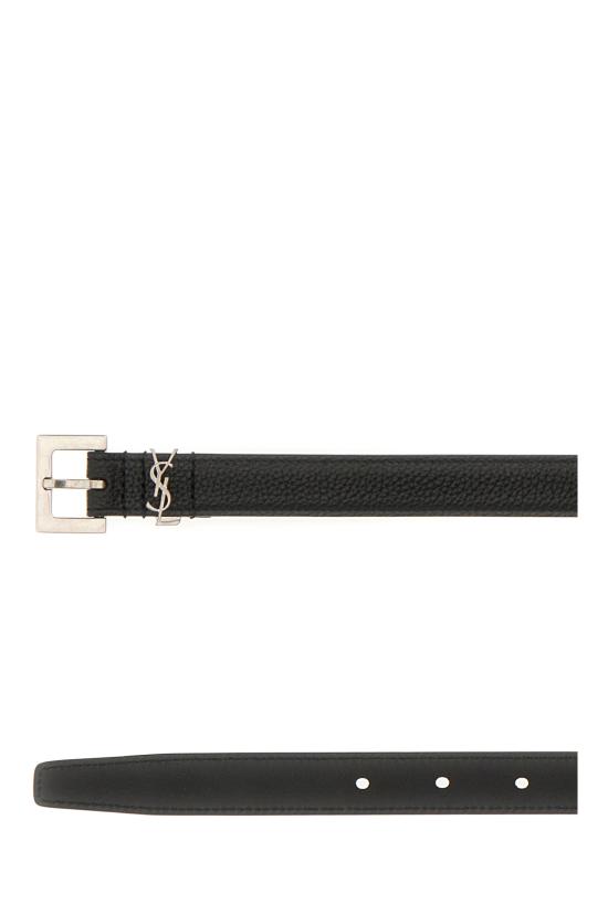 25SS 생로랑 벨트 612616DTI0E 1000 NOIR - SAINT LAURENT