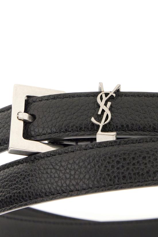 25SS 생로랑 벨트 612616DTI0E 1000 NOIR - SAINT LAURENT