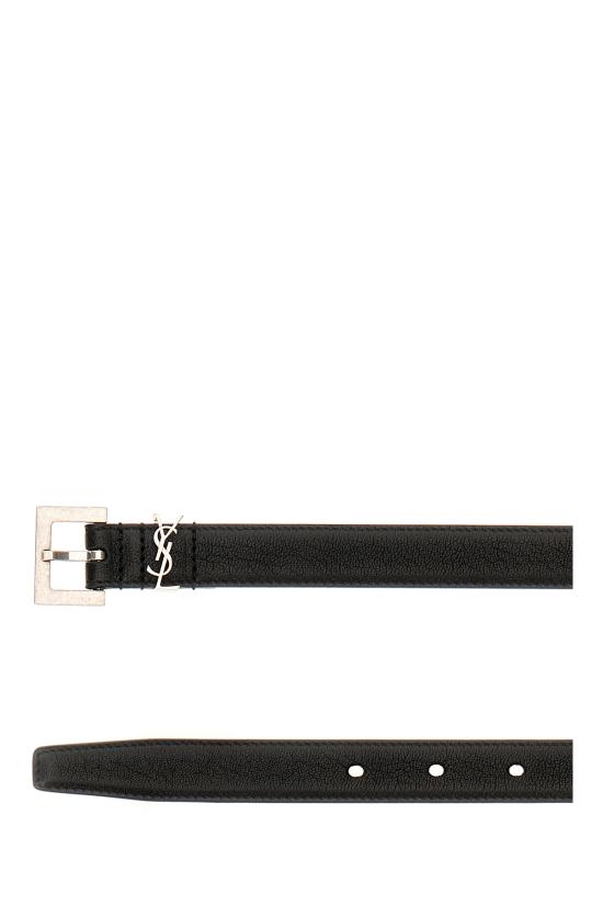 25SS 생로랑 벨트 612616BRM0E 1000 Nero - SAINT LAURENT