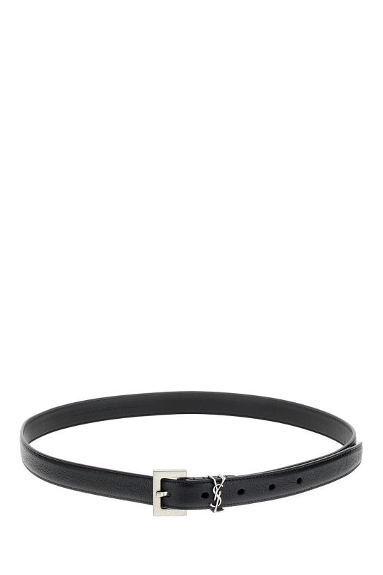 25SS 생로랑 벨트 612616BRM0E 1000 Nero