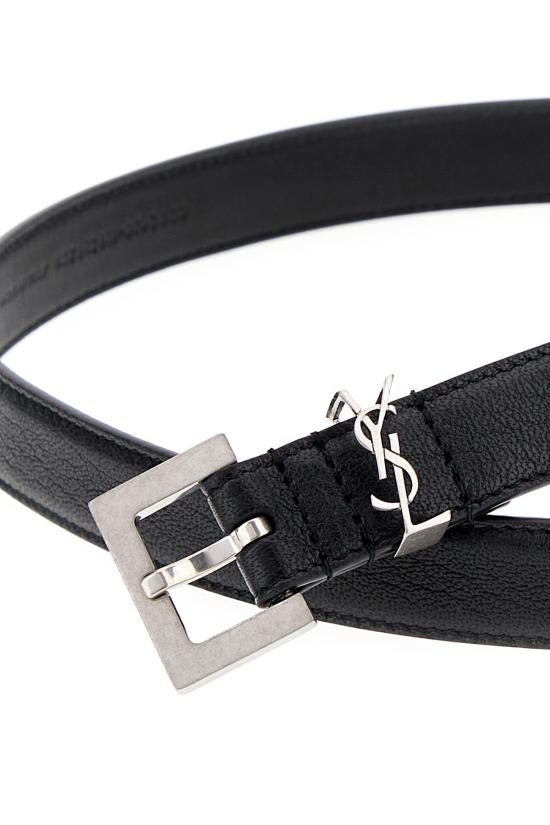 25SS 생로랑 벨트 612616BRM0E 1000 Nero - SAINT LAURENT