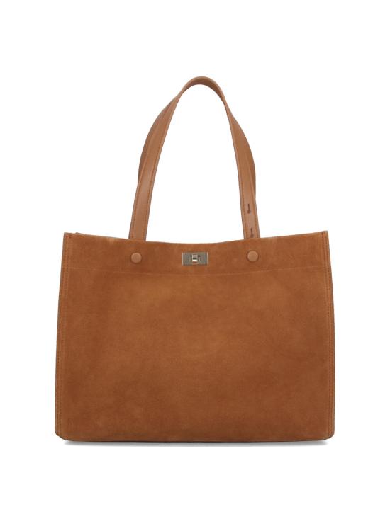 25SS 안야힌드마치 숄더백 198806 MANILLA Brown