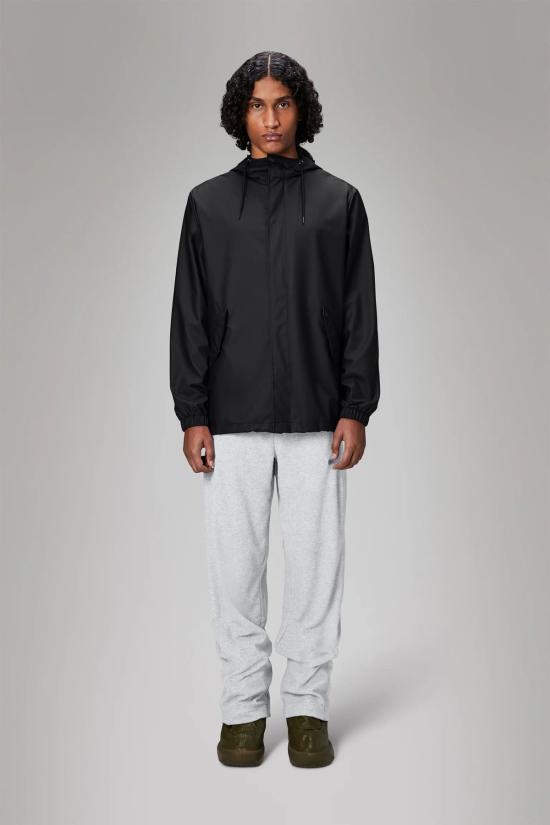  레인스 자켓 피쉬테일 재킷 블랙 - RAINS