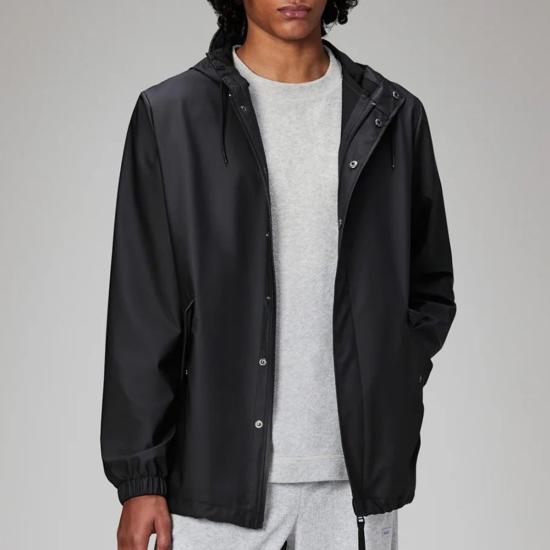  레인스 자켓 피쉬테일 재킷 블랙