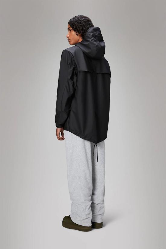  레인스 자켓 피쉬테일 재킷 블랙 - RAINS