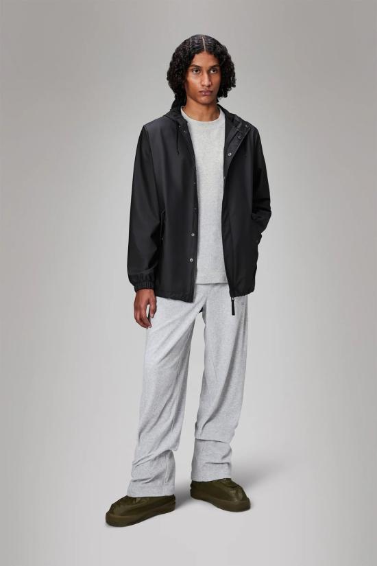  레인스 자켓 피쉬테일 재킷 블랙 - RAINS