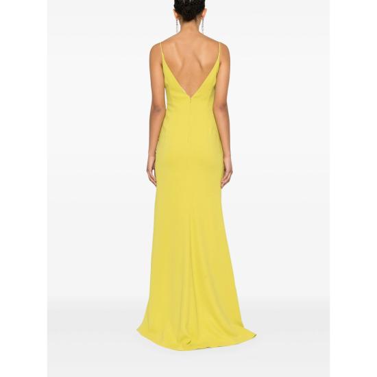 25SS 엘리 사브 롱 원피스 D0533 GN006 GREEN - ELIE SAAB