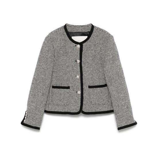 25SS 던스트 자켓 UDJA5A205MU CHECK BLACK WHITE