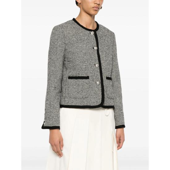 25SS 던스트 자켓 UDJA5A205MU CHECK BLACK WHITE - DUNST