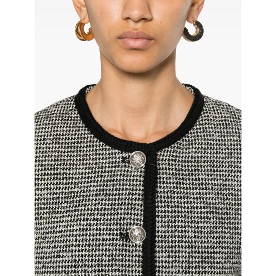 25SS 던스트 자켓 UDJA5A205MU CHECK BLACK WHITE - DUNST