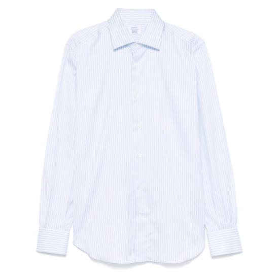 25SS 마짜렐리 긴팔 셔츠 B145 14 4013 BLUE WHITE