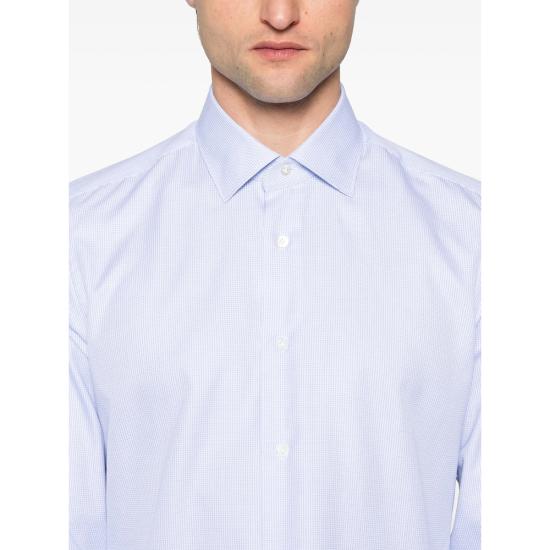 25SS 마짜렐리 긴팔 셔츠 B145 12 4013 BLUE - MAZZARELLI