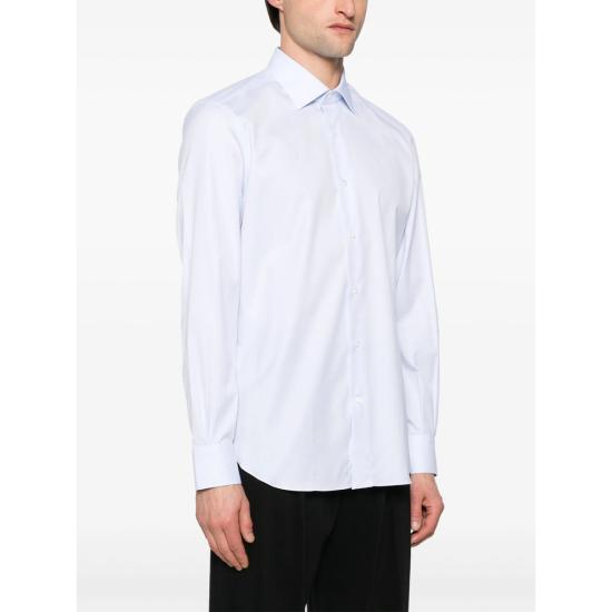 25SS 마짜렐리 긴팔 셔츠 B145 11 4013 BLUE - MAZZARELLI