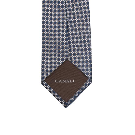 25SS 카날리 넥타이 HJ04241 18 000 BLUE GREY - CANALI