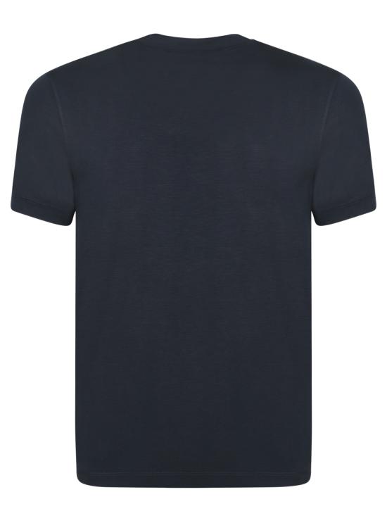 26SS 조르지오 아르마니 반팔 티셔츠 6GST56 SJP4Z UBSG Blue - GIORGIO ARMANI