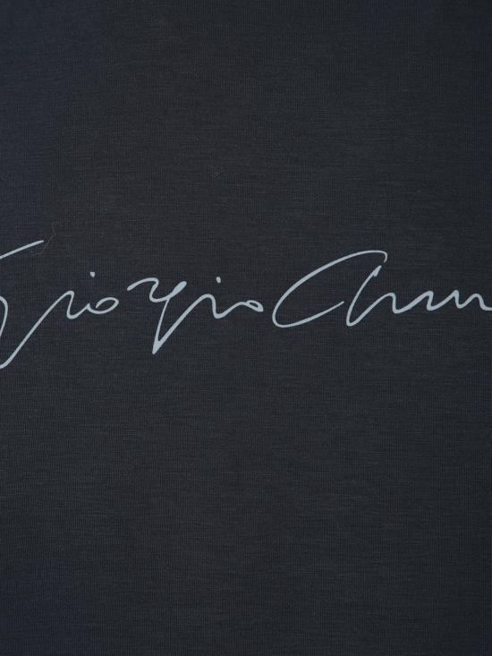 26SS 조르지오 아르마니 반팔 티셔츠 6GST56 SJP4Z UBSG Blue - GIORGIO ARMANI