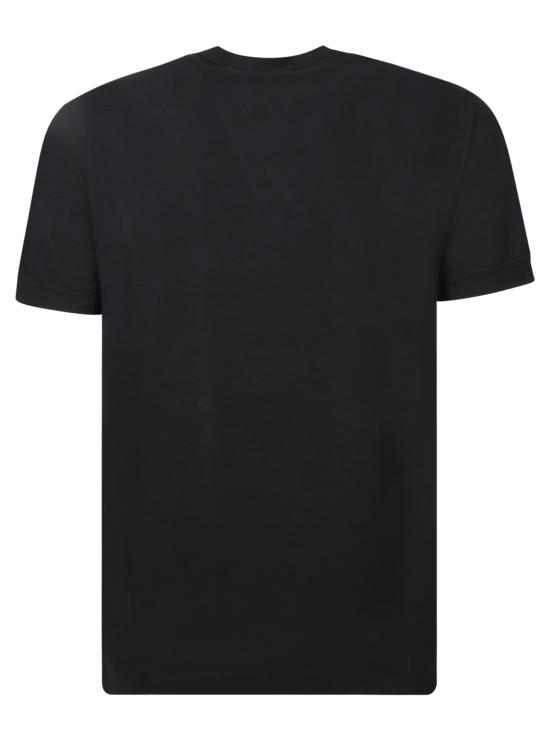 25SS 조르지오 아르마니 반팔 티셔츠 6GST56 SJP4Z UC99 Black - GIORGIO ARMANI