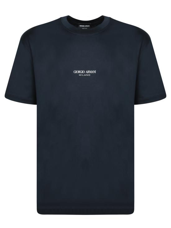 26SS 조르지오 아르마니 반팔 티셔츠 GM001085 TE10629 UB100 Blue