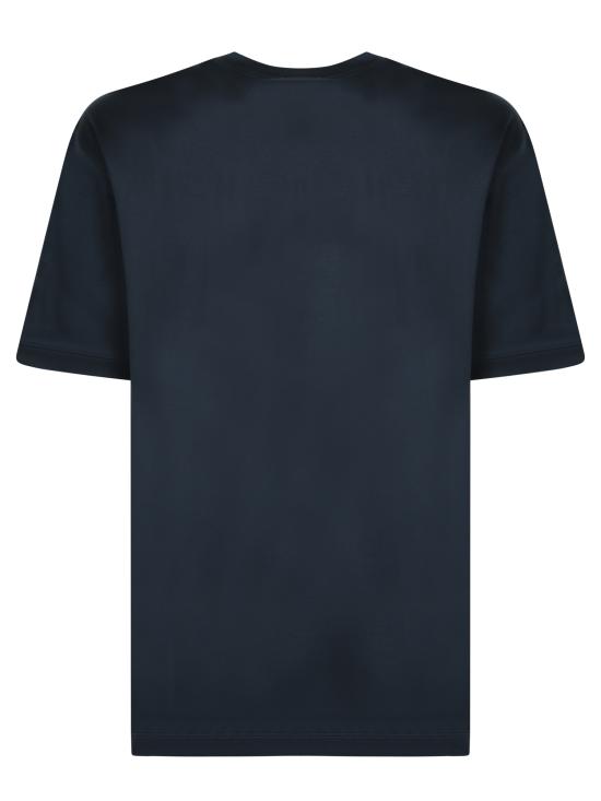 26SS 조르지오 아르마니 반팔 티셔츠 GM001085 TE10629 UB100 Blue - GIORGIO ARMANI