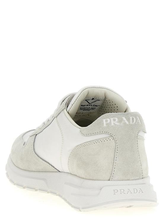 25FW 프라다 스니커즈 1E921NF035D7CF0009 White - PRADA
