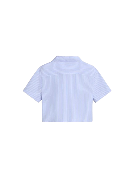 25SS [키즈] 골든구스 셔츠 GKP01767 P001929 50900 Blue - GOLDEN GOOSE