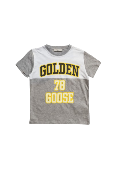 25SS [키즈] 골든구스 티셔츠 GKP02220 P001940 60587 White